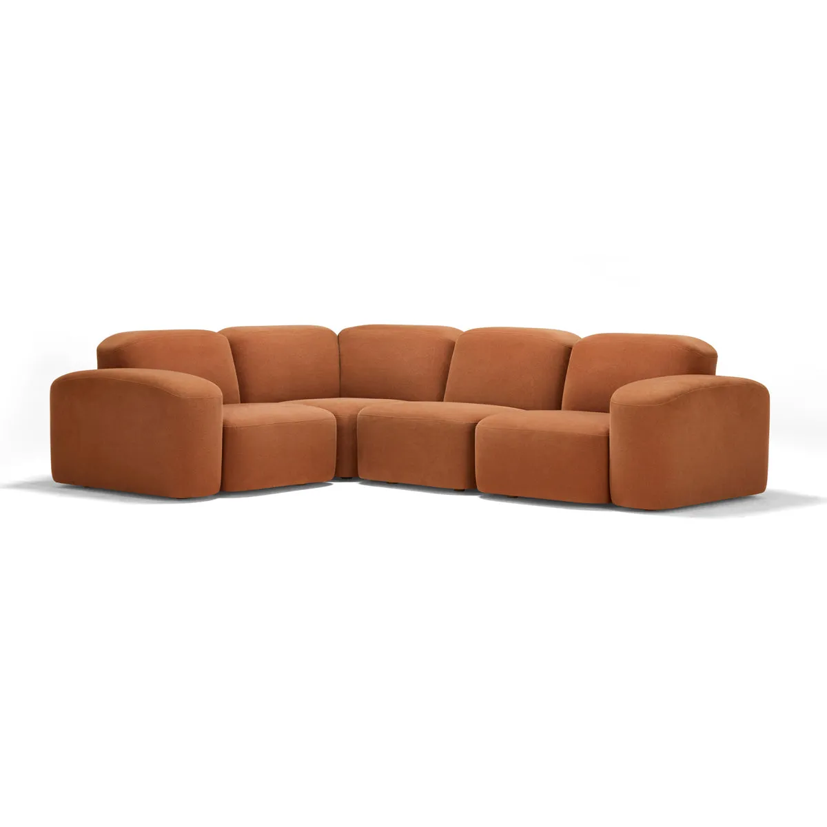 Muse 4 Piece Modular Sofa (Cabarita Hazel)