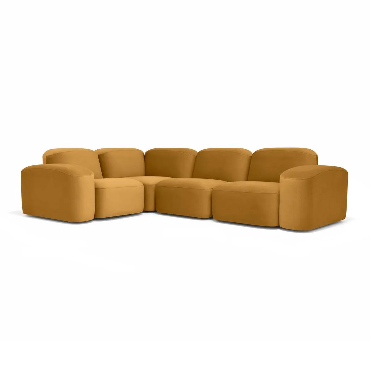 Muse 4 Piece Modular Sofa (Malibu Almond)