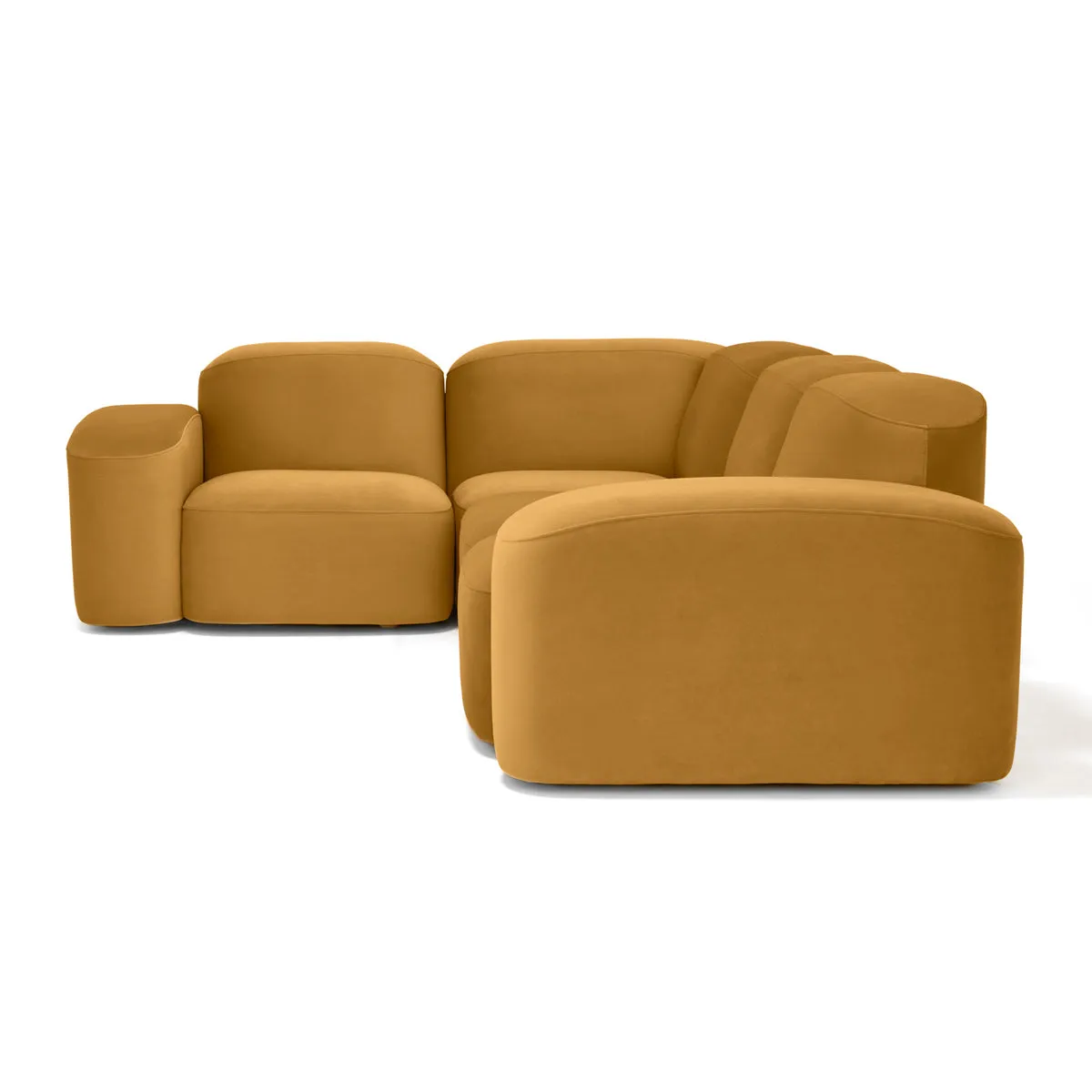 Muse 4 Piece Modular Sofa (Malibu Almond)