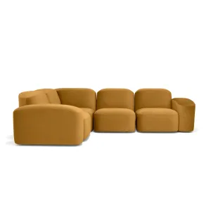 Muse 4 Piece Modular Sofa (Malibu Almond)