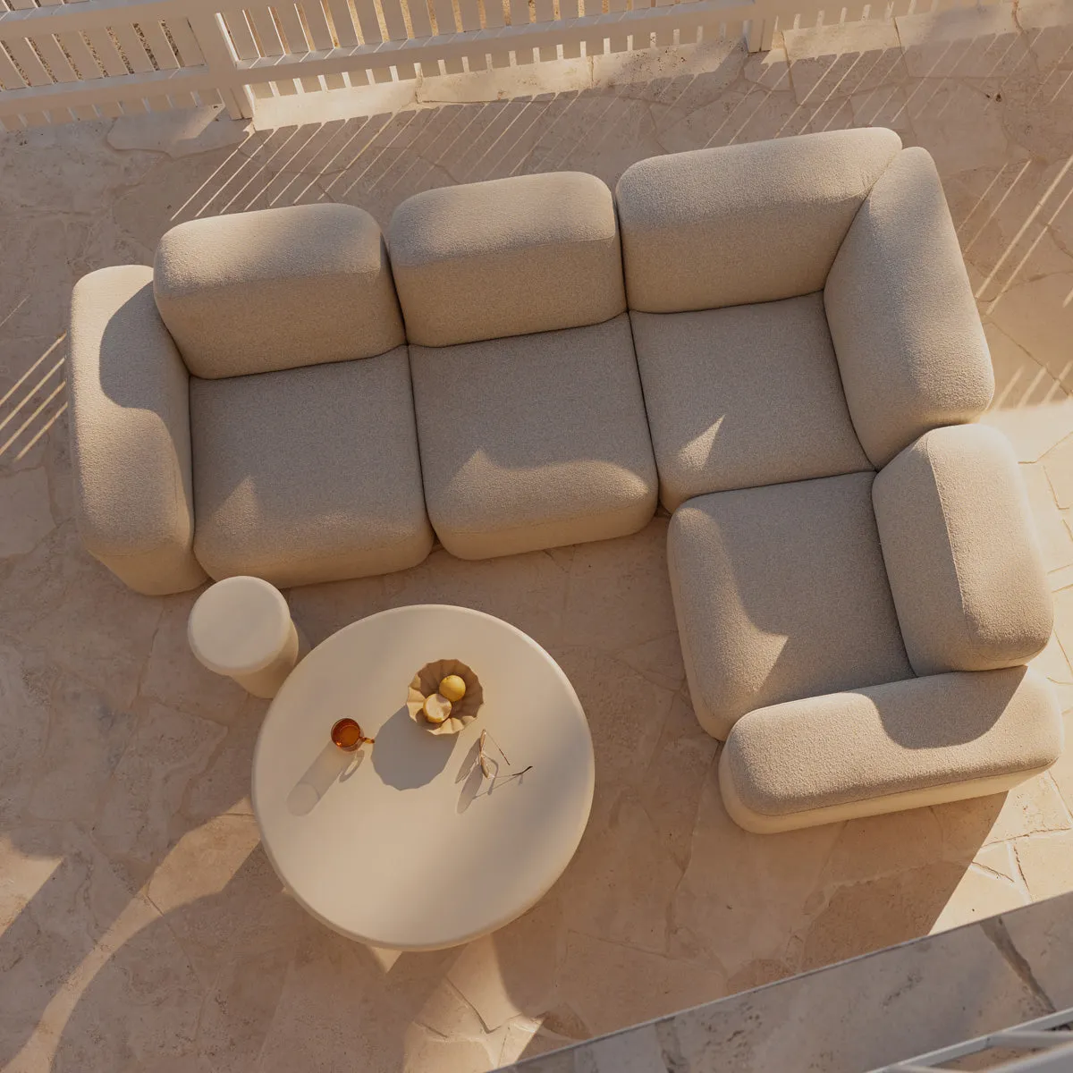Muse 4 Piece Outdoor Modular Sofa (Collaroy Static)
