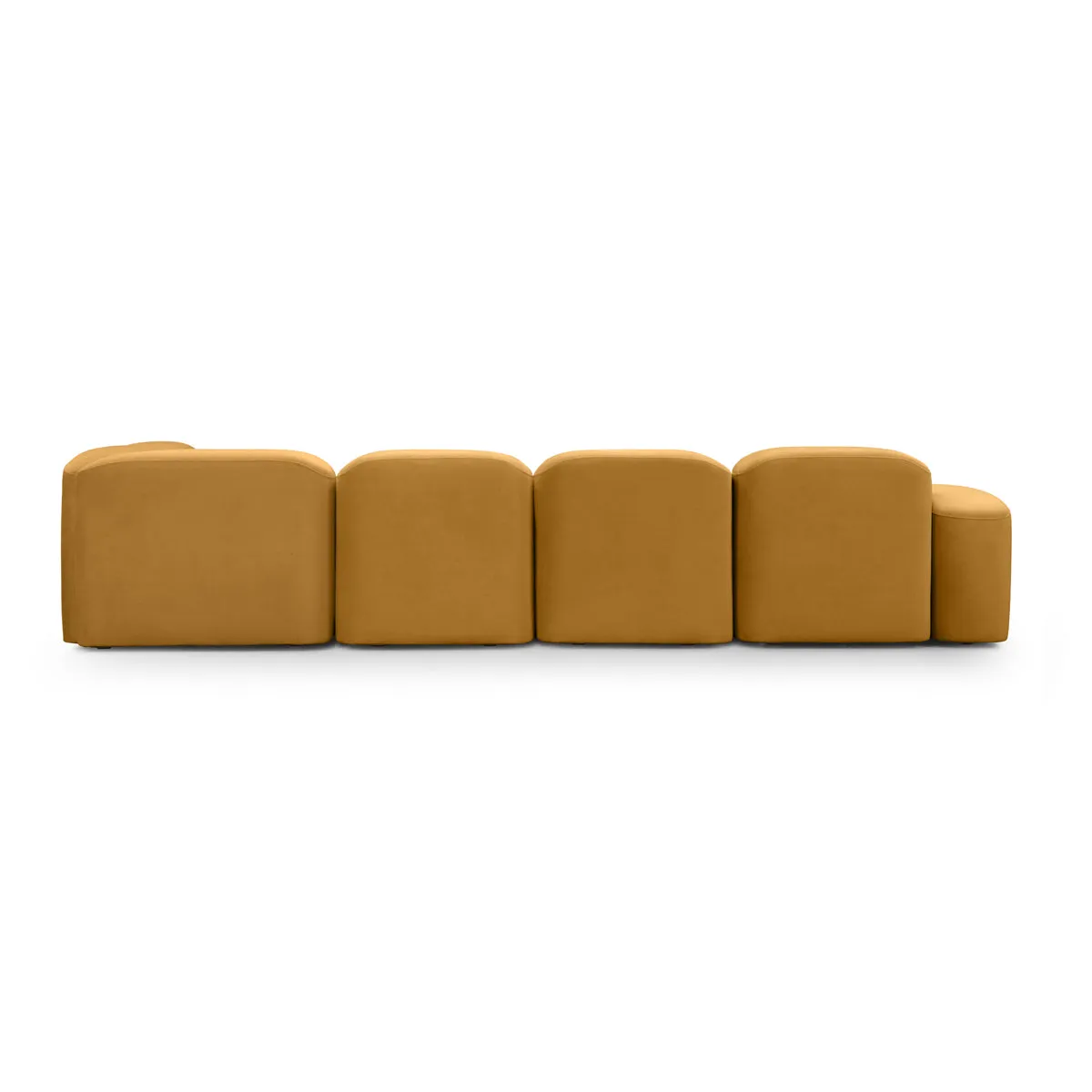 Muse 5 Piece LAF Modular Chaise Sofa (Malibu Almond)