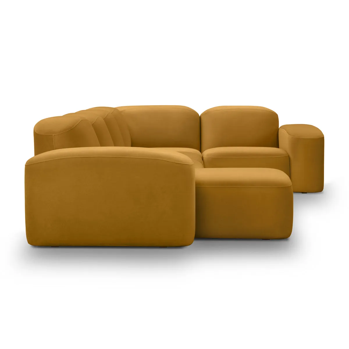 Muse 5 Piece LAF Modular Chaise Sofa (Malibu Almond)