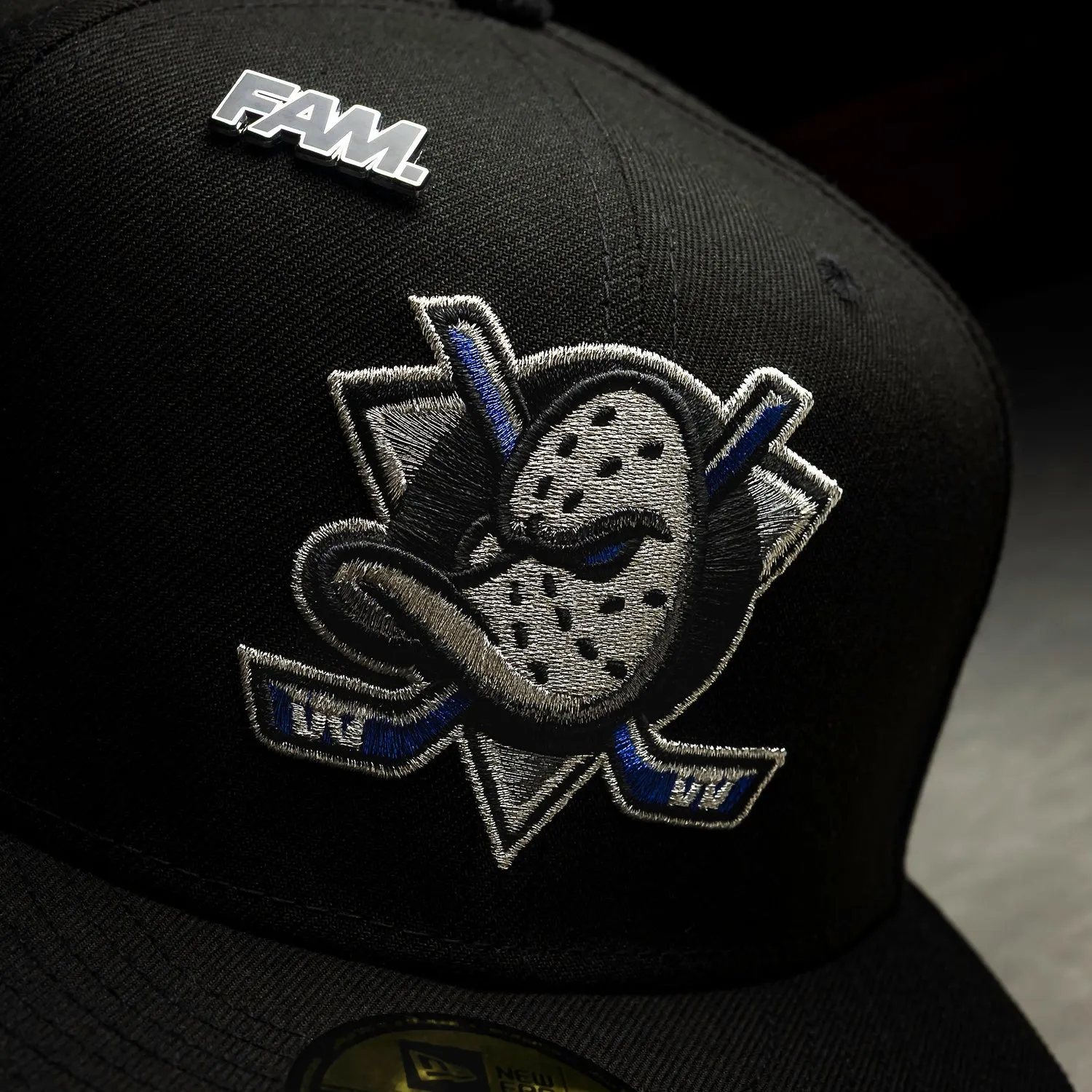 Save More Online Dont Wait! Save Anaheim Ducks Nhl Black Gray Uv / New Era 59Fifty Fitted Cap