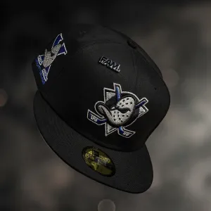 Anaheim Ducks Nhl Black Gray Uv / New Era 59Fifty Fitted Cap Mega Sale Now