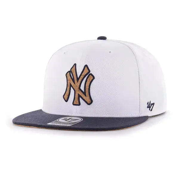 Mlb New York Yankees Corkscrew '47 Captain White Clearance Sale