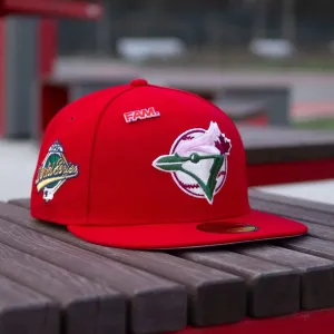 Dont Wait! Save Todays Trending Deals New Era 59Fifty Mlb Toronto Blue Jays World Series 1992 Red / Pink Uv Fitted Cap