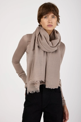 Net Cashmere Scarf In Cappuch Grab Todays Deal Grab It Fast