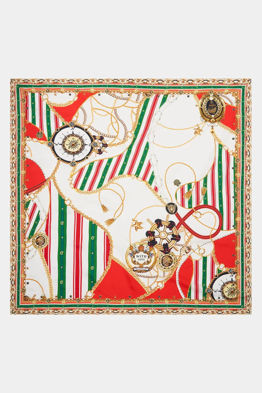 Limited Stock Alert Large Square Scarf - Saluti Summertime