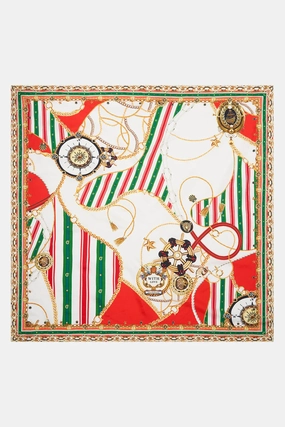 Limited Stock Alert Large Square Scarf - Saluti Summertime