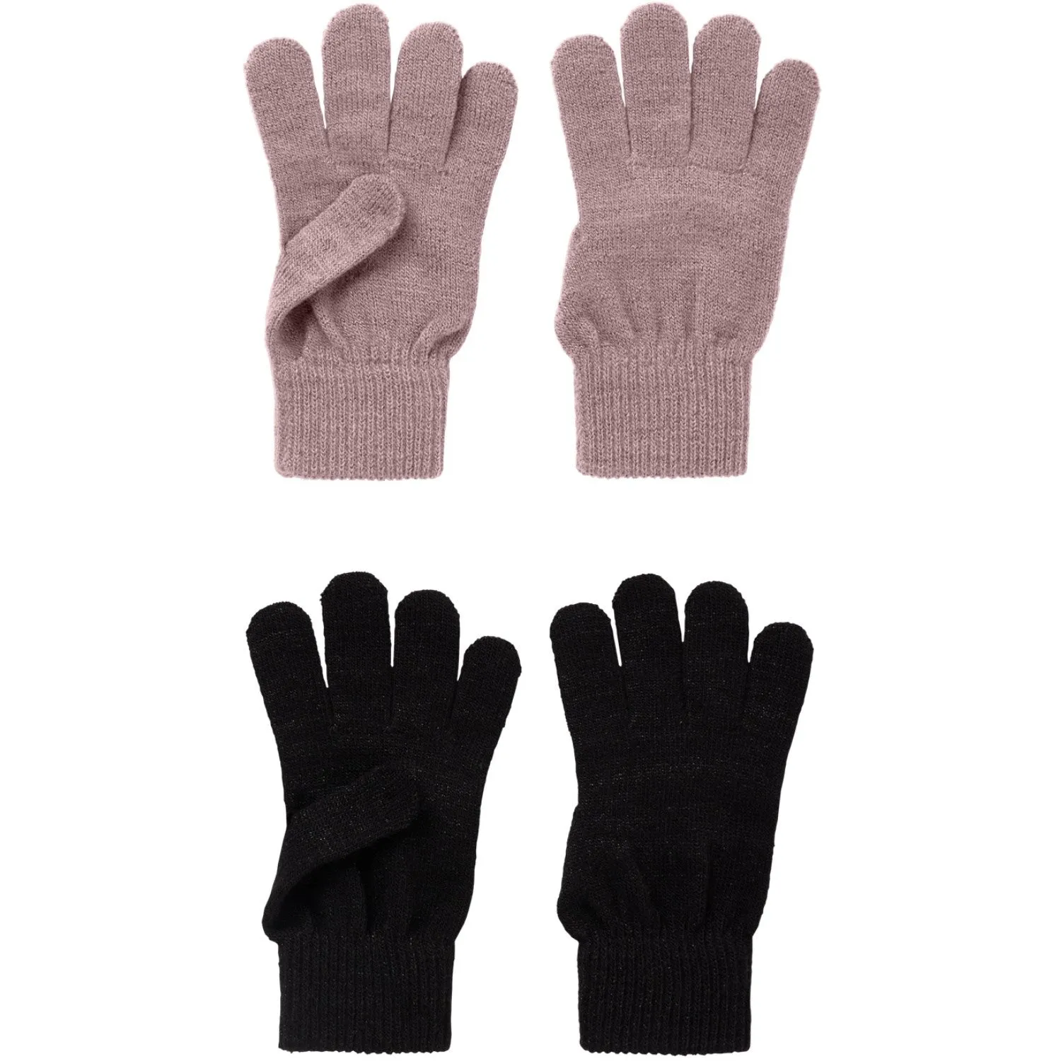 Name It Black Woodrose Nkfmagic Glitter Gloves 2P Grab the Deal Now