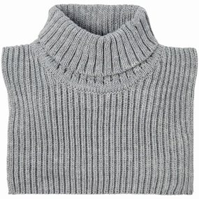 Todays Best Deal Name It Grey Melange Mecca Knit Neckwarmer