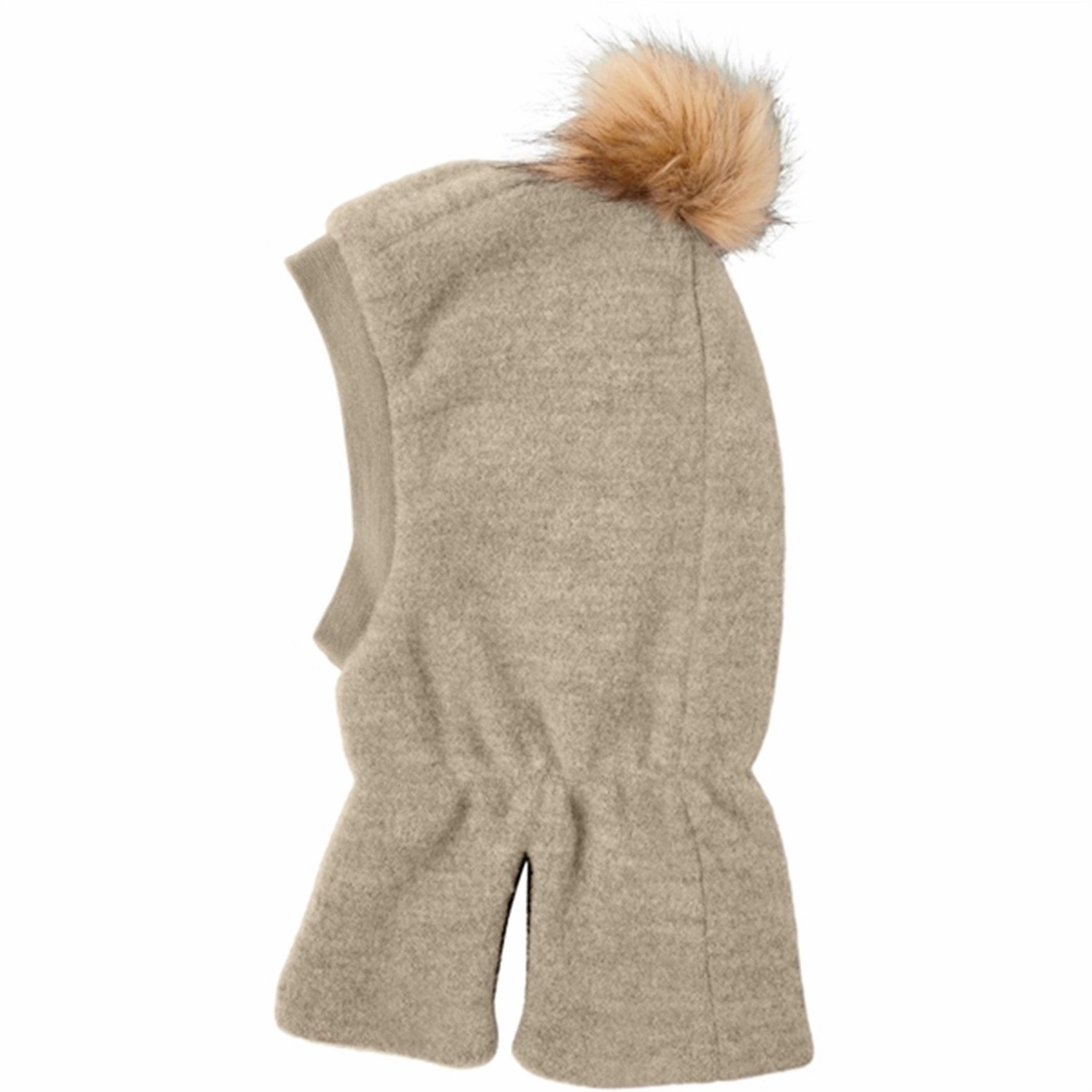 Perfect Gift Sale Exclusive Online Offer Name It White Pepper Wmino Wool Balaclava With Pom Pom