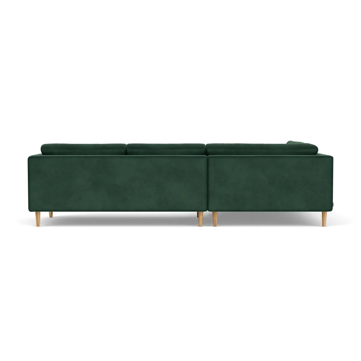 Nelson Velvet Left Corner Sofa