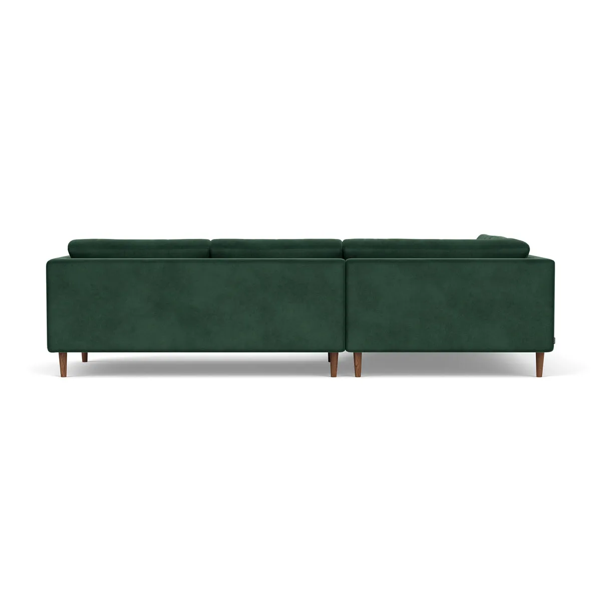 Nelson Velvet Left Corner Sofa