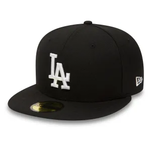Clearance Sale Now New Era 59Fifty Los Angeles Dodgers Black/White Fitted Cap