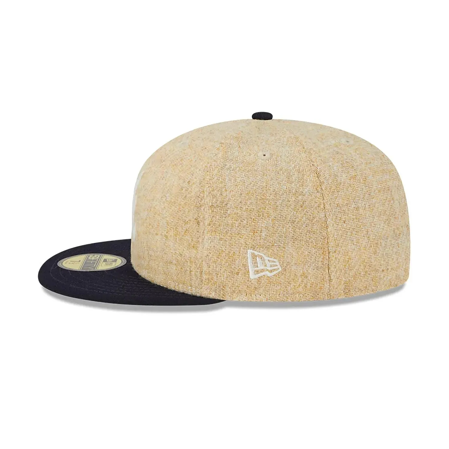 New Era 59Fifty Mlb Atlanta Braves Harris Tweed Two Tone / Grey Uv Fitted Cap Special Price Offer
