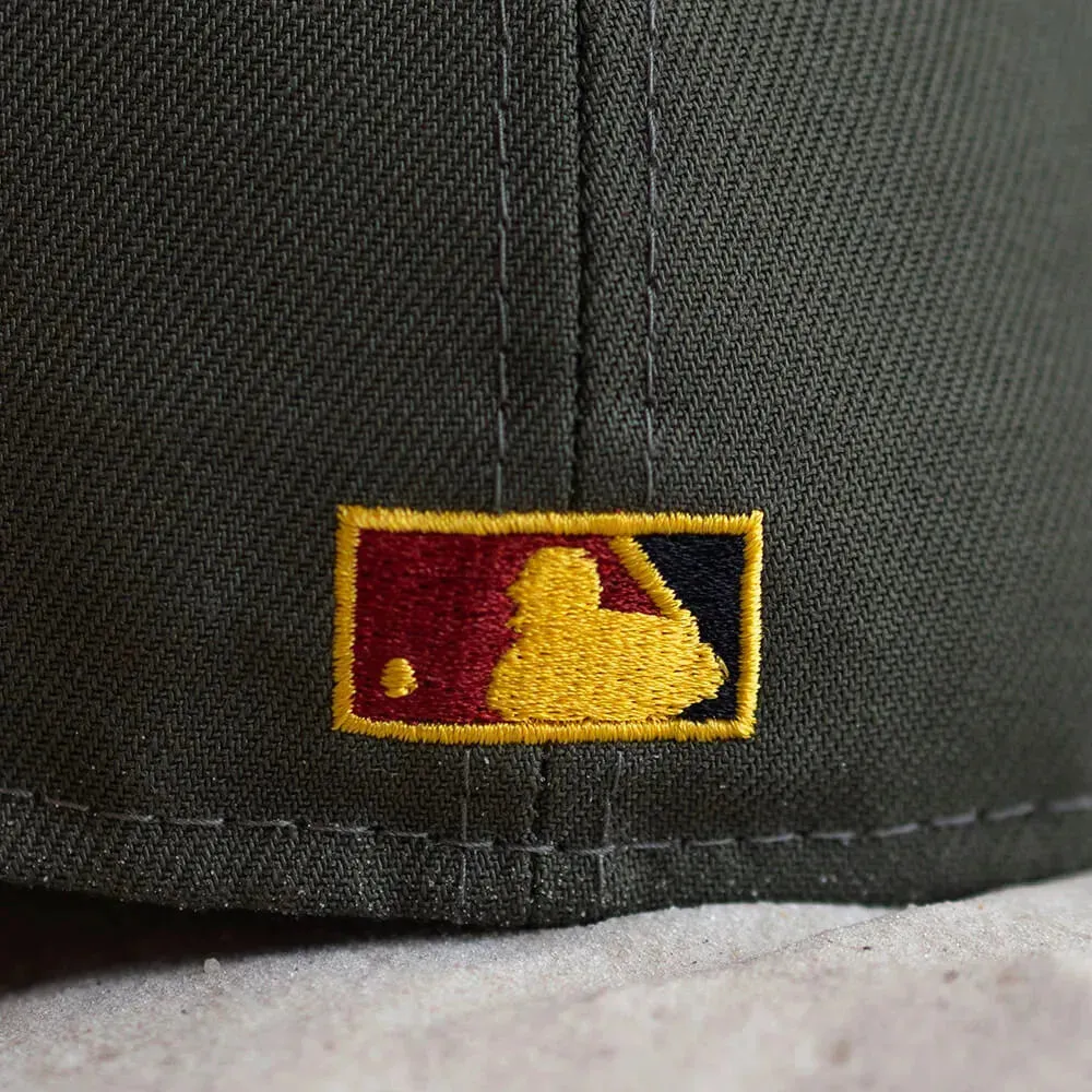 New Era 59Fifty Mlb Boston Red Sox All Star Game 1999 Olive / Yellow Uv Fitted Cap Trending Savings Now