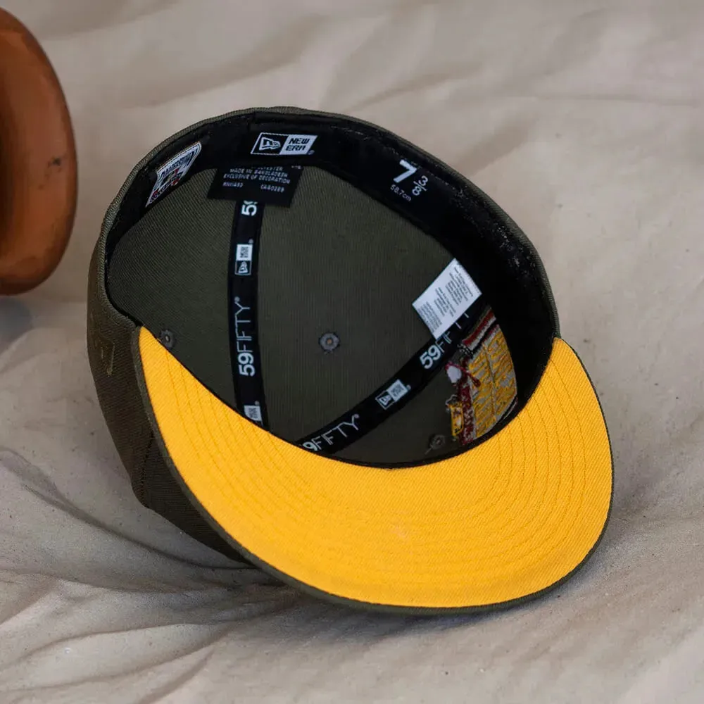 New Era 59Fifty Mlb Boston Red Sox All Star Game 1999 Olive / Yellow Uv Fitted Cap Instant Deal Today Hot Picks Today