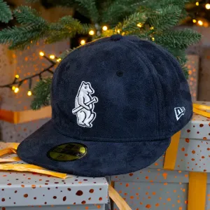 Shop Smart & Save Todays Hot Savings New Era 59Fifty Mlb Chicago Cubs 1908 Logo Navy Faux Suede / Green Uv Fitted Cap