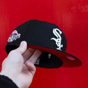 New Era 59Fifty Mlb Chicago White Sox All Star Game 2003 Black Wool / Red Uv Fitted Cap Sweet Deal Today Best Seller Discount