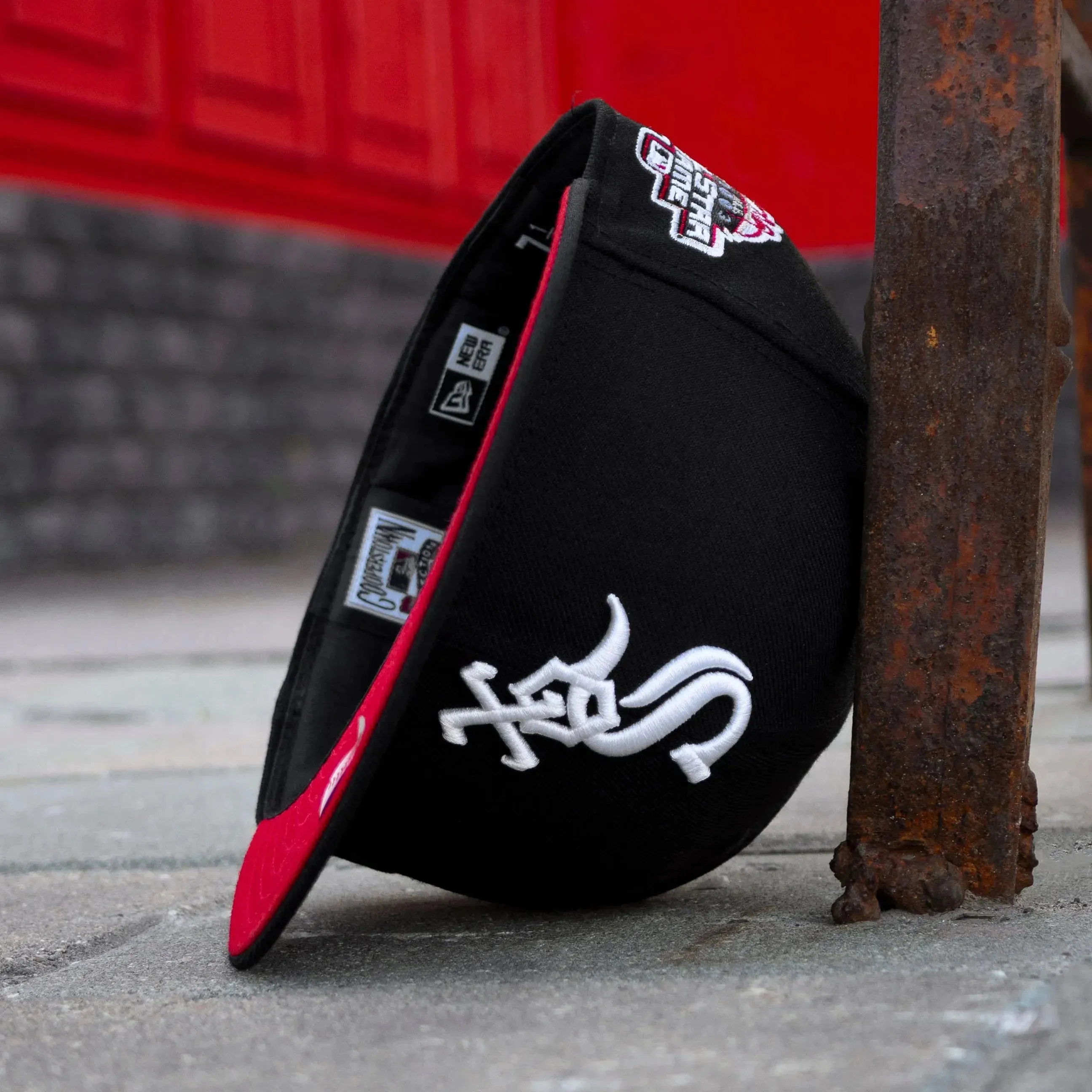 Shop Hot Deals New Era 59Fifty Mlb Chicago White Sox All Star Game 2003 Black Wool / Red Uv Fitted Cap