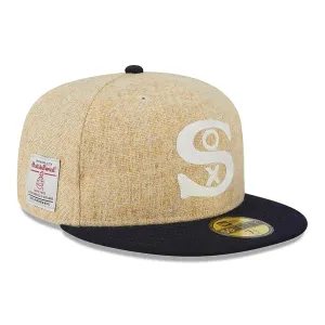 Grab Your Deal Today Unmissable Deal Today New Era 59Fifty Mlb Chicago White Sox Harris Tweed Two Tone / Grey Uv Fitted Cap