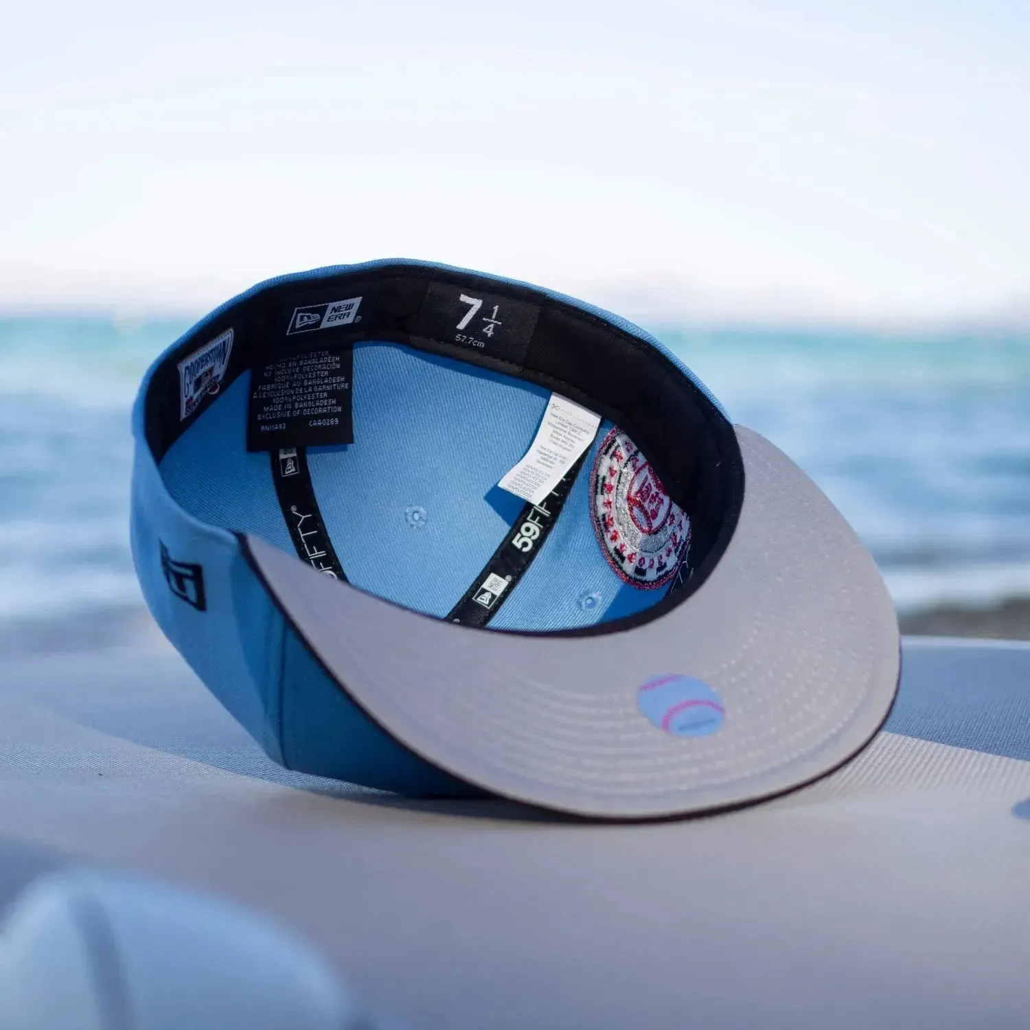 New Era 59Fifty Mlb Los Angeles Dodgers 100Th Anniversary Two Tone / Grey Uv Fitted Cap Hot Price Drop Todays Trending Deals