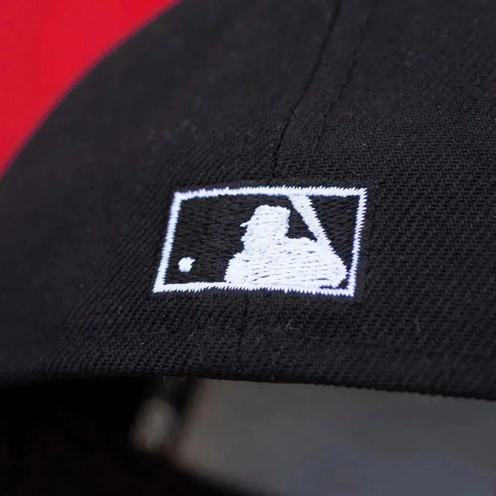 New Era 59Fifty Mlb Los Angeles Dodgers 50Th Anniversary Black / Red Uv Fitted Cap Must-Have Steals Perfect Gift Offer