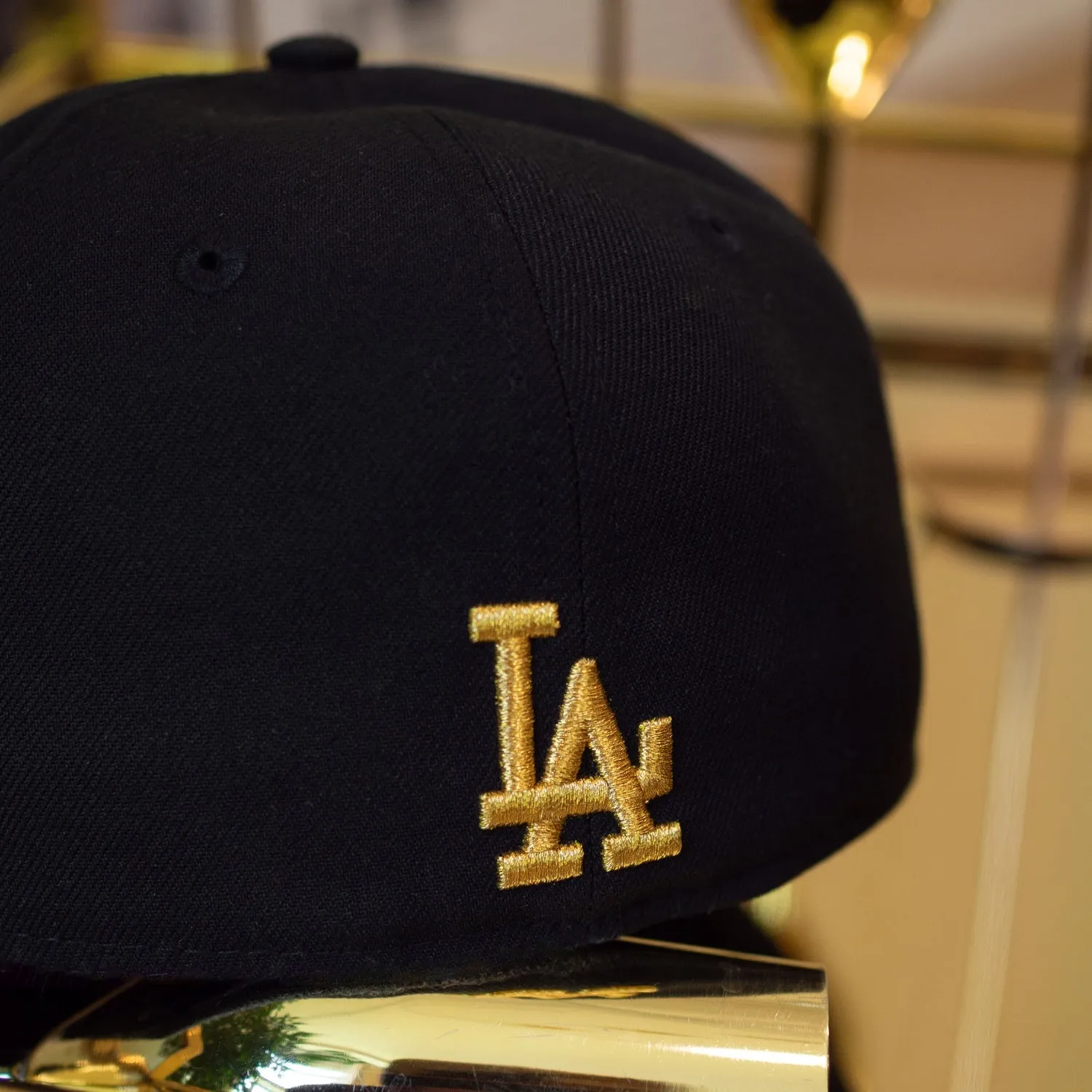 Hot Pick of the Day Online Exclusive Deal New Era 59Fifty Mlb Los Angeles Dodgers Black / Grey Uv Fitted Cap