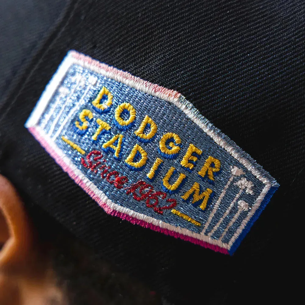 Today Only Offer Mega Hot Offer New Era 59Fifty Mlb Los Angeles Dodgers Dodgers Stadium 1962 Black / Dark Red Uv Fitted Cap