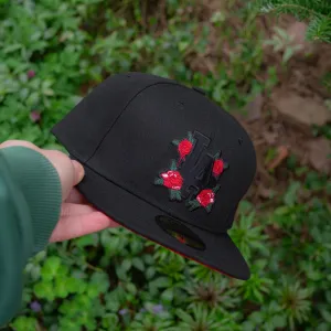 Save Big Online Hot Offer Ending Soon New Era 59Fifty Mlb Los Angeles Dodgers Roses Black / Scarlet Uv Fitted Cap