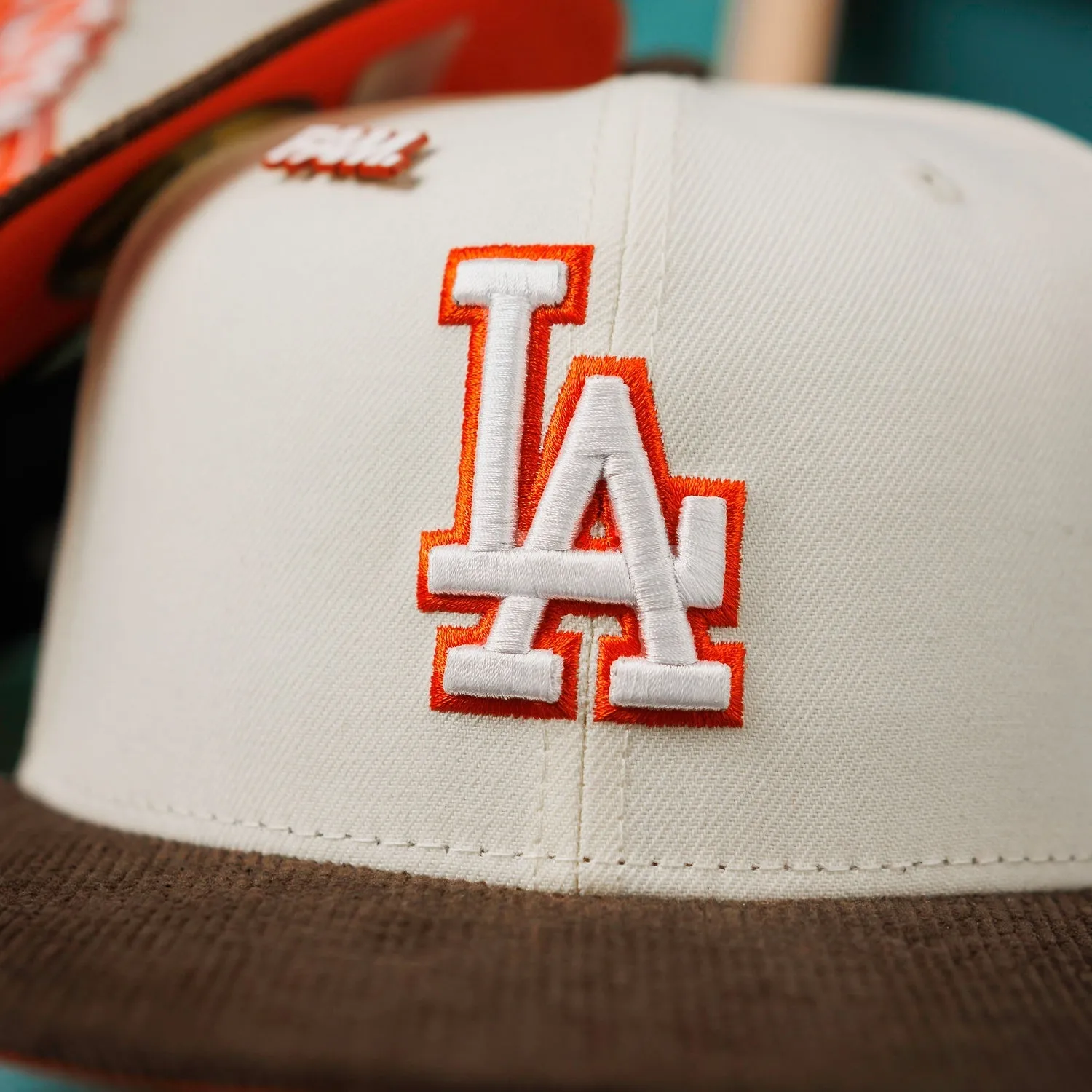 New Era 59Fifty Mlb Los Angeles Dodgers World Series 1963 Two Tone / Orange Uv Fitted Cap Hot Offer Inside