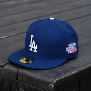 End-of-Week Deals Hot Sale Frenzy New Era 59Fifty Mlb Los Angeles Dodgers World Series 1981 Wool Royal / Kelly Green Uv Fitted Cap