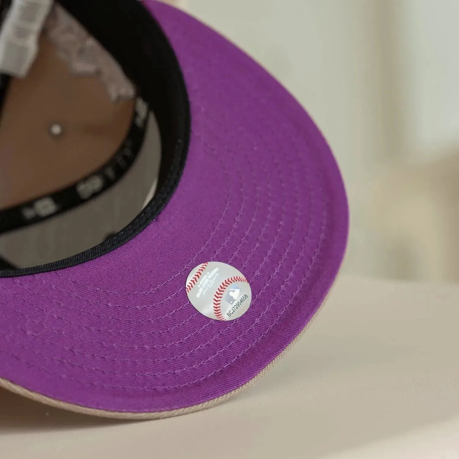 Shop Smart Deals New Era 59Fifty Mlb Los Angeles Dodgers World Series 1988 Camel / Sparkling Grape Uv Fitted Cap