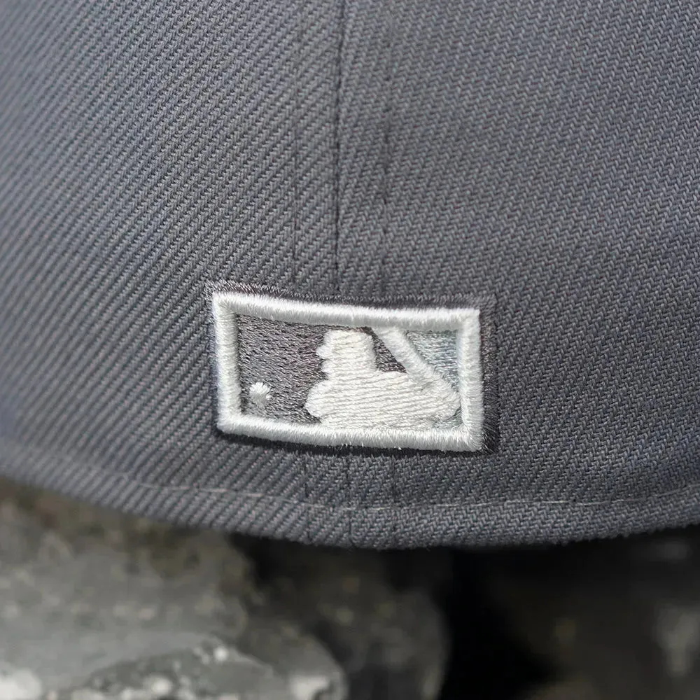 Hot Sale Today New Era 59Fifty Mlb Los Angeles Dodgers World Series 1988 Grey / Chrome White Uv Fitted Cap