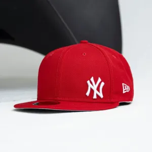 New Era 59Fifty Mlb Mini Logo New York Yankees Red / Grey Uv Wool Fitted Cap Dont Miss This Steal
