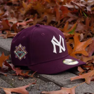 Limited Time Discount Clearance Event New Era 59Fifty Mlb New York Yankees World Series 1941 Maroon / Aqua Uv Fitted Cap