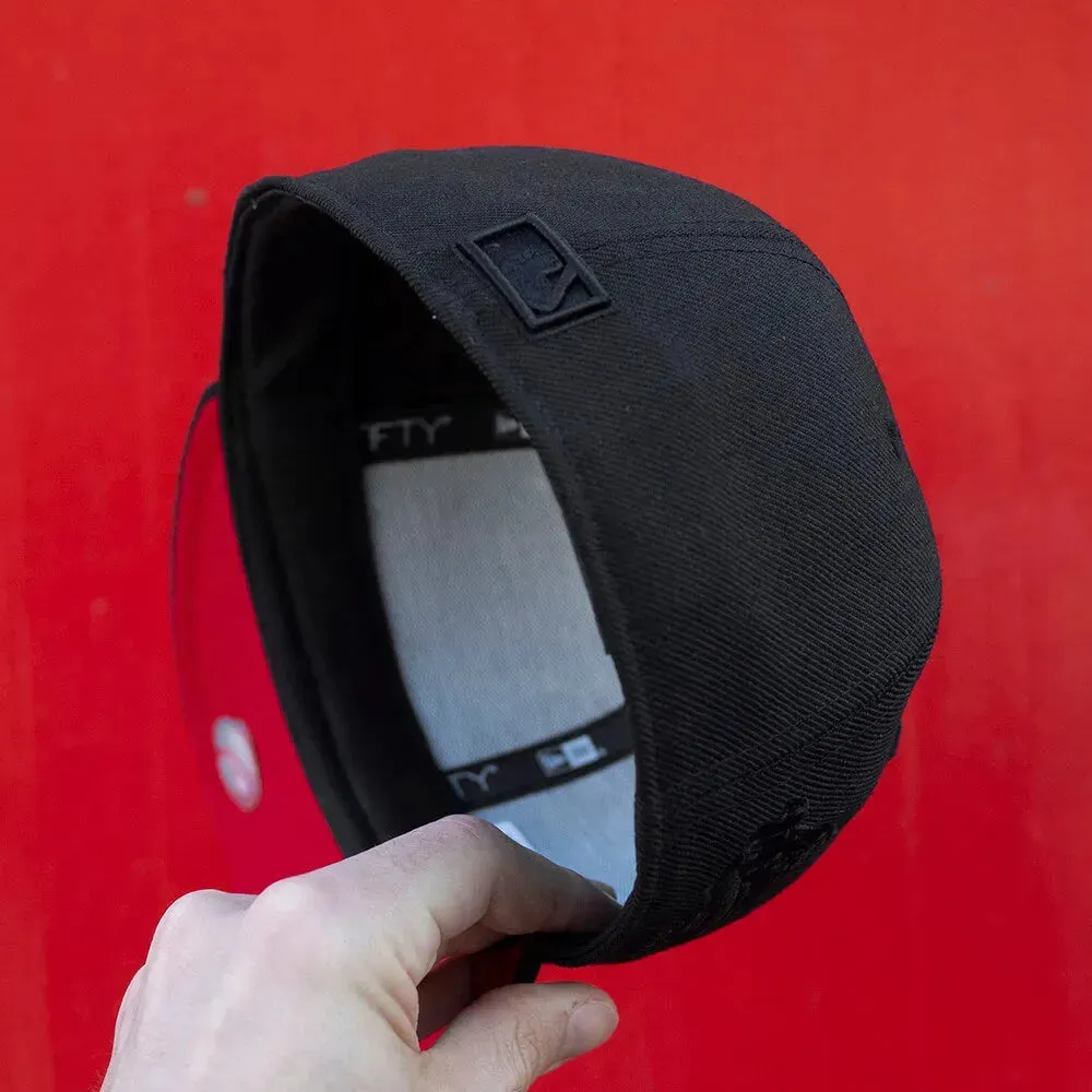 Grab It Fast New Era 59Fifty Mlb New York Yankees World Series 1996 Black Wool / Red Uv Fitted Cap