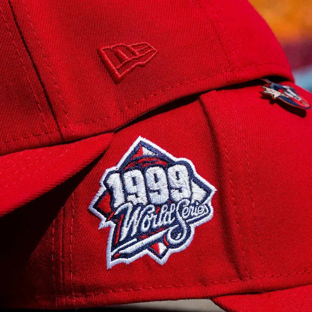 Price Drop Frenzy New Era 59Fifty Mlb New York Yankees World Series 1999 Nookie Edition Red / Grey Uv Fitted Cap