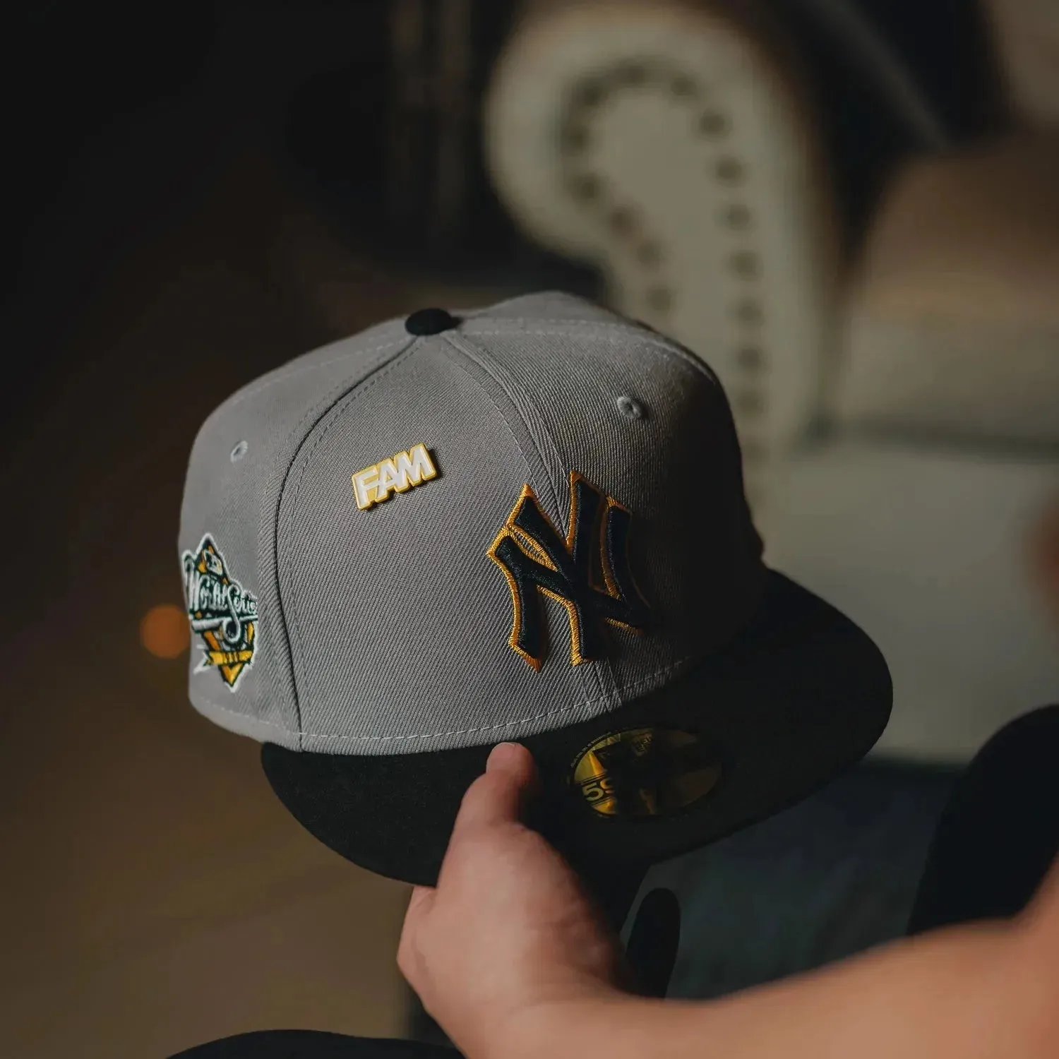 New Era 59Fifty Mlb New York Yankees World Series 1999 Two Tone / Yellow Uv Fitted Cap Clearance Steal Today Dont Miss This Offer