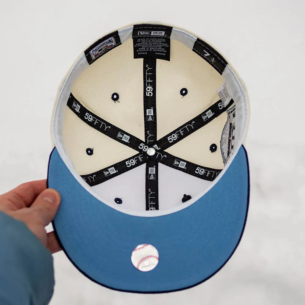 New Era 59Fifty Mlb New York Yankees Yankee Stadium 2008 Two Tone/ Sky Blue Uv Today Only Discount