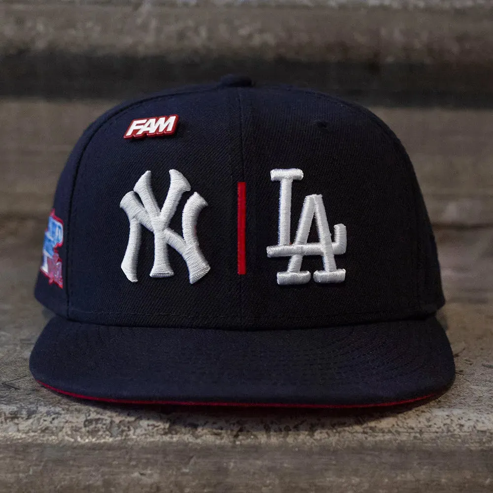 Special Steal Event New Era 59Fifty Mlb Ny Yankees | La Dodgers Ws 1981 Navy / Scarlet Uv Fitted Cap