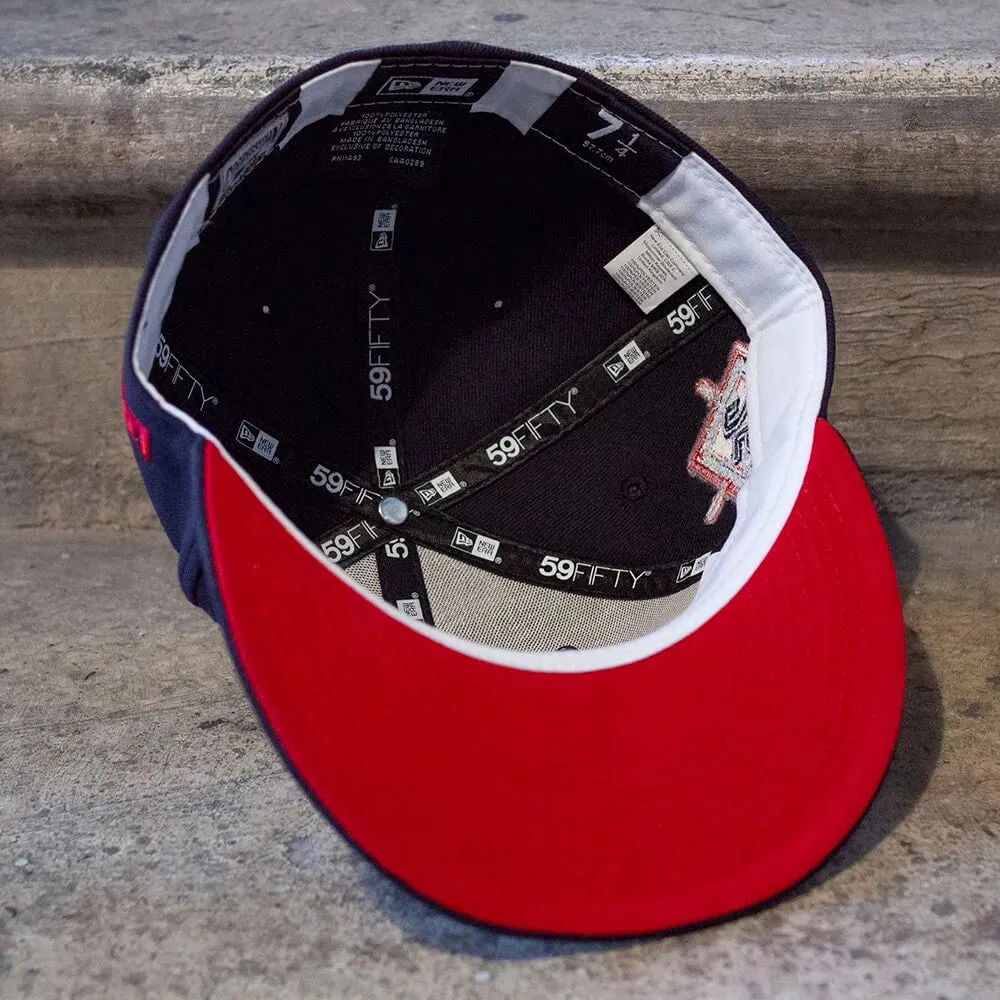 Clearance Event Today Clearance Sale New Era 59Fifty Mlb Ny Yankees | La Dodgers Ws 1981 Navy / Scarlet Uv Fitted Cap