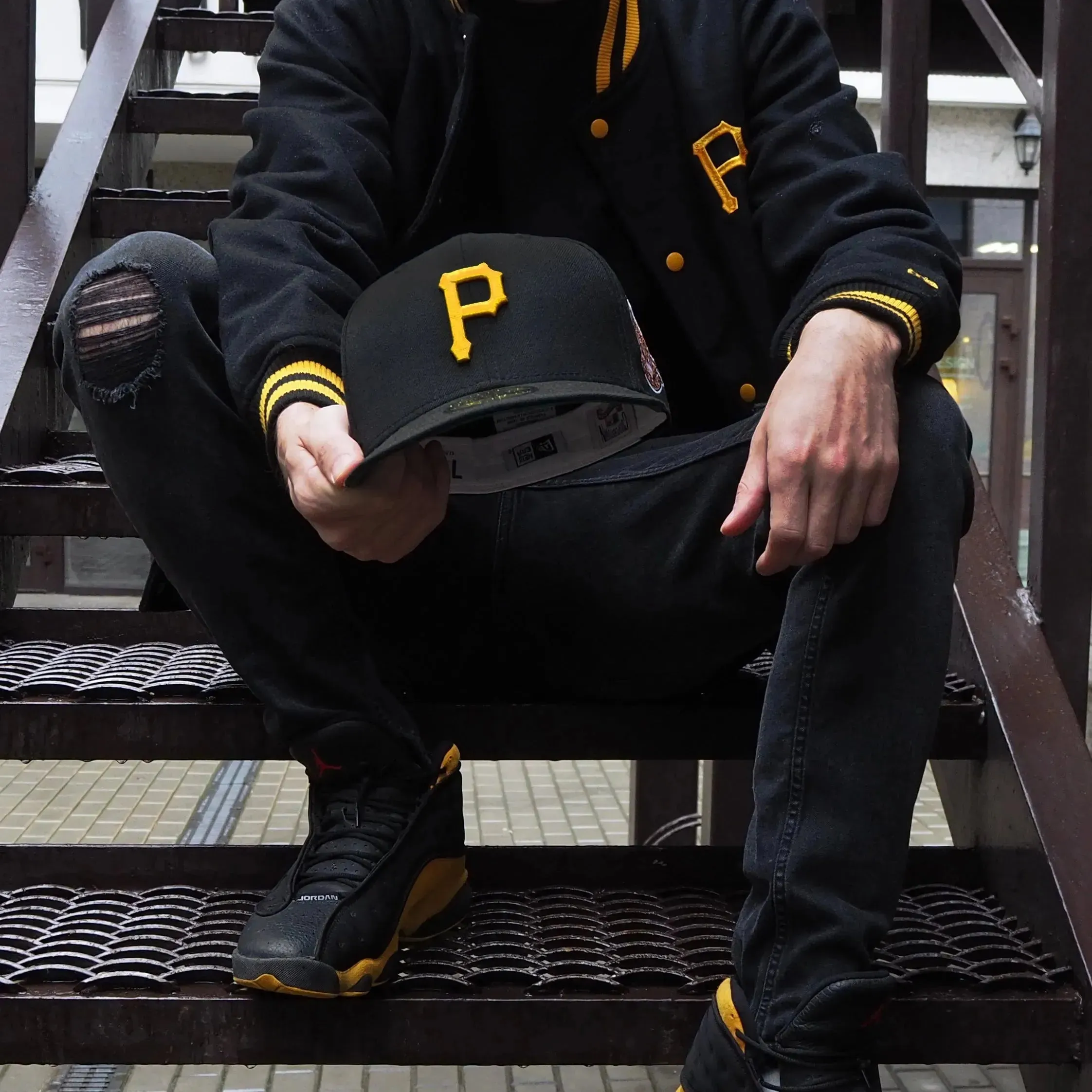 New Era 59Fifty Mlb Pittsburgh Pirates World Series 1960 Black / Green Uv Fitted Cap Hot Pick Sale