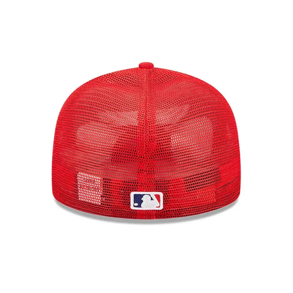 New Era 59Fifty Mlb Saint Louis Cardinals All Star Game 2022 Red / Tropic Red Uv Fitted Trucker Cap Must-Shop Sale