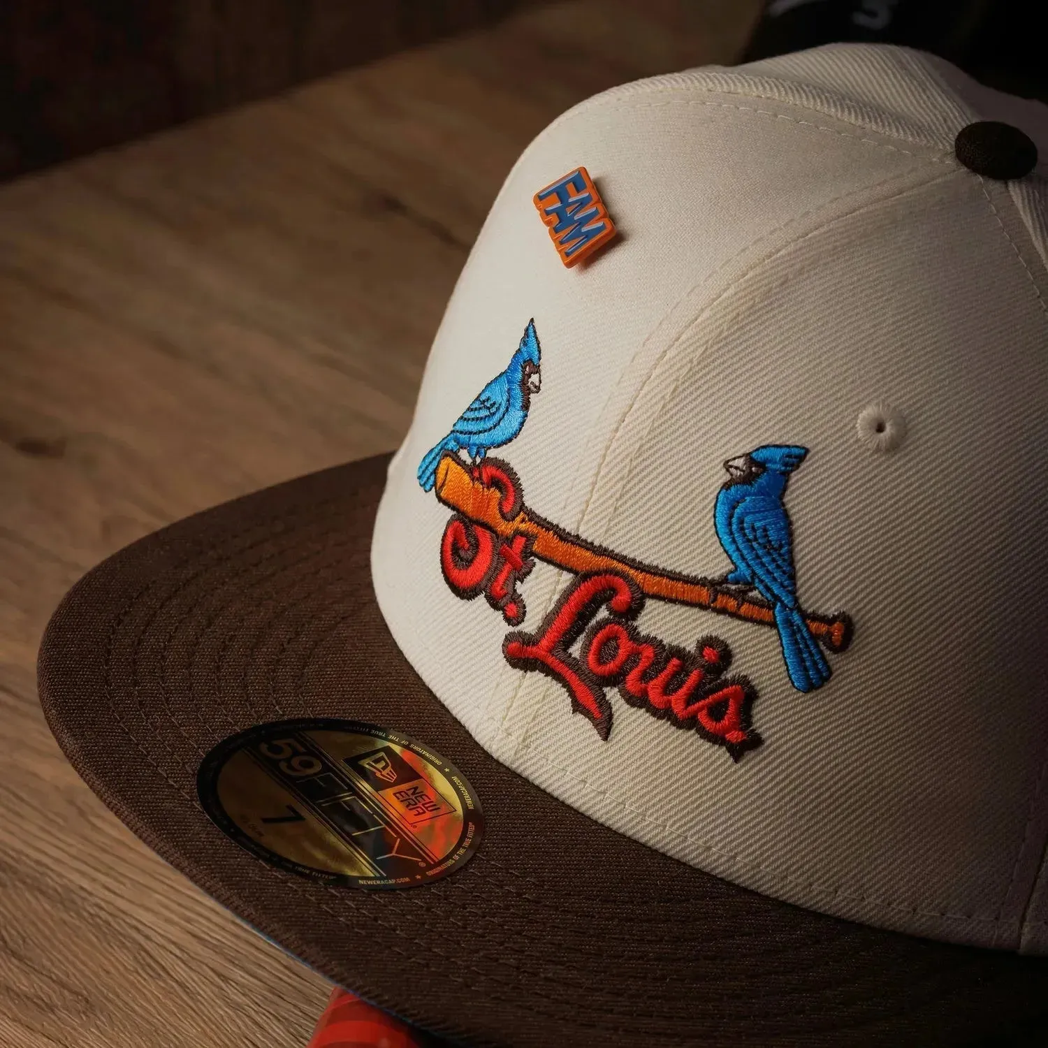 New Era 59Fifty Mlb Saint Louis Cardinals Busch Stadium Two Tone / Sunwash Blue Uv Fitted Cap Limited Time Sale Exclusive Deal Inside