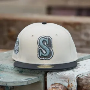 Shop Now & Save New Era 59Fifty Mlb Seattle Mariners All Star Game 2023 Two Tone / Grey Uv Fitted Cap