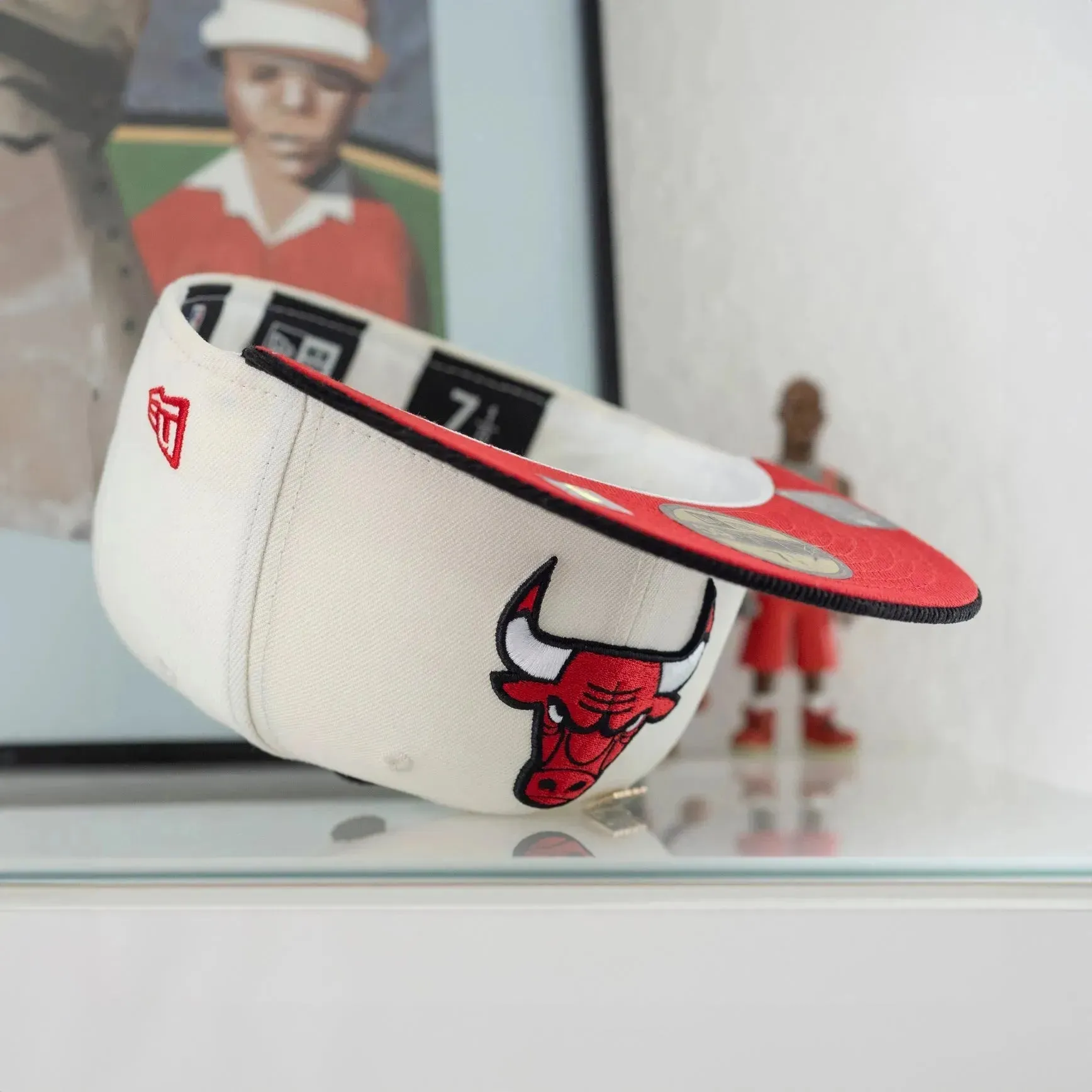 New Era 59Fifty Nba Chicago Bulls Established 1966 Two Tone / Scarlet Uv Fitted Cap Hot Sale Frenzy