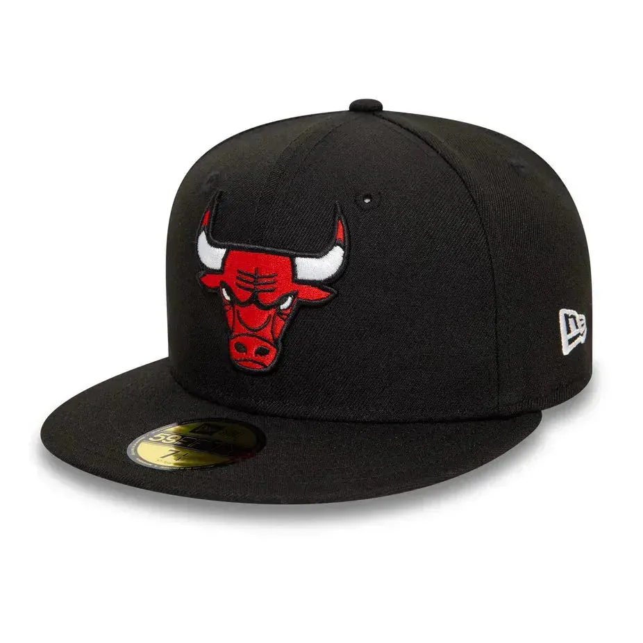 Grab Todays Deal Gift-Worthy Sale New Era 59Fifty Nba Essential Chicago Bulls Black Fitted Cap